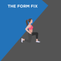 We have a graphic accompanying our blog. it is a blue and grey background with graphic of a women exercising and text on the other side saying The Form Fix in white and the Volair logo.