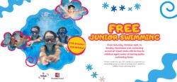 Free Swim this October. Monday 28th October until Friday 1st November