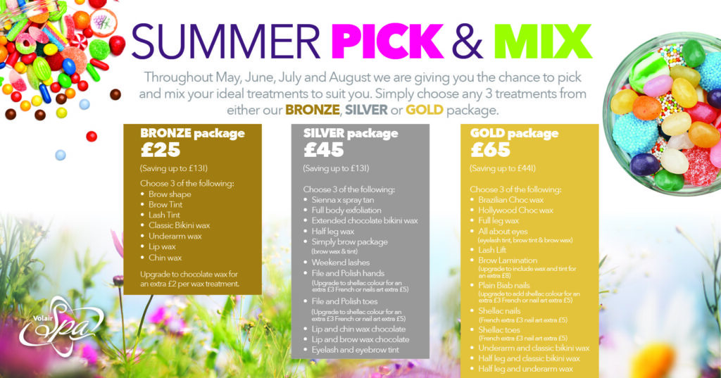 Spa offers Summer pick & mix promotion